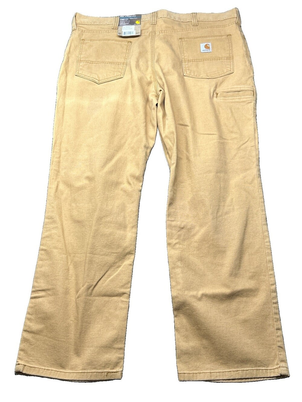 Carhartt Mens Pants 40x30 Relaxed Fit Brown Rugged Flex Rigby 5